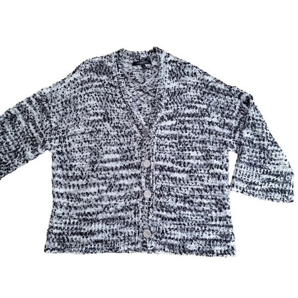 Marc New York Andrew Marc Fuzzy Knit Boho Dolman Sleeve Cardigan Sweater szL - Picture 5 of 11